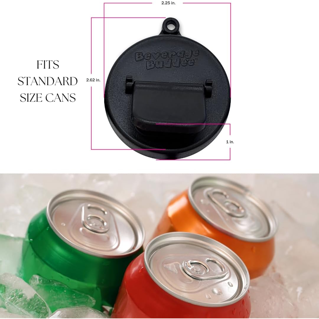 Can Cover - Best Can Cover For Standard Size Soda/Beer/Energy Drink Cans - Made In The USA - BPA-PCB Free - 4 pack (Asst Colors)