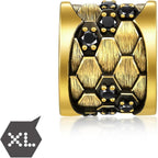 CHOW SANG SANG 999 24K Gold Charme Bold Black Diamond Charm Bracelet for Women & Men 95489C ICONIC