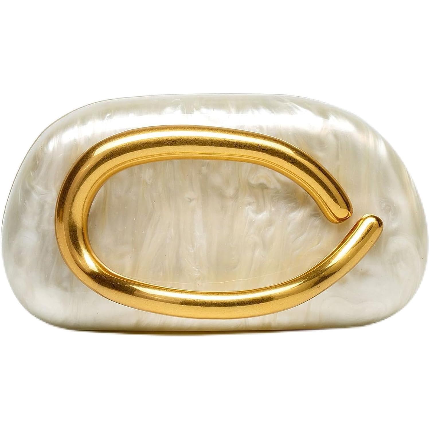 Gold Clutch Purses For Women Formal,Marble Acrylic Women'S Evening Handbags Purse,Trendy Metal Handle Evening Purse,Clutch Bag 2026 For Wedding Party Causal