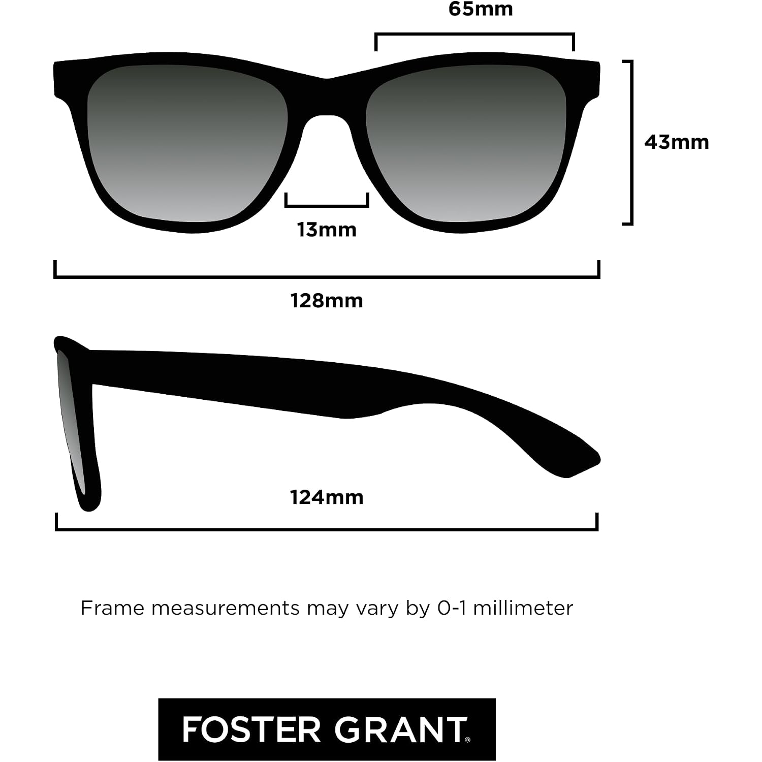 Foster Grant Women's Vera Oval Sunglasses White