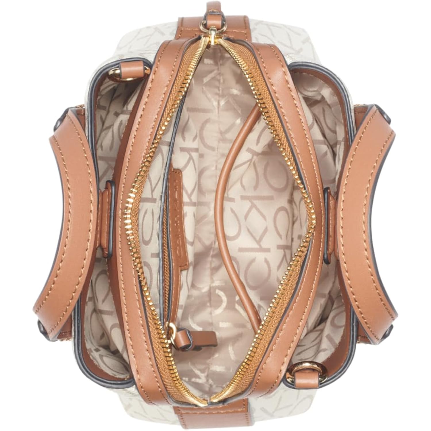 Calvin Klein Women's Millie 2 in 1 Triple Compartment Mini Satchel Crossbody