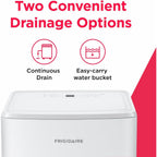 Frigidaire 50 Pint Dehumidifier W/Wifi | Portable, Quiet, Energy Efficient, Humidity Absorber, Moisture Extractor, For Bedroom Living Room Garage Attic Crawl Space
