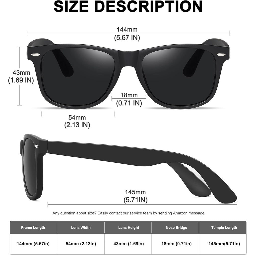 MEETSUN Polarized Sunglasses for Men Women Classic Retro Sun Glasses for Driving UV Protection