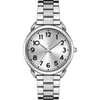 Bisley Women Watch Stainless Steel Bracelet with Magnetic Clasp Arabic Numbers Easy to Read Watch