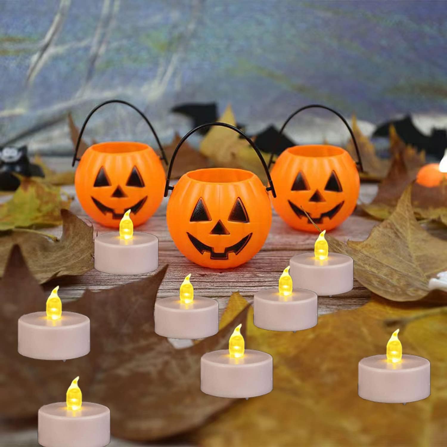 Nancia 100Pack Flameless Led Tea Lights Candles, Realistic And Bright Flickering Long Lasting 200Hours Battery-Powered, Ideal Party, Wedding, Birthday, Gifts Home Decoration Warm Yellow