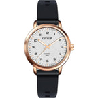 Fashion Quartz Wrist Watch, Waterproof Analog Display, Rubber Silicone Bands, Easy Read Dial, Casual Sport Style Minimalist Watch for Women Ladies Students