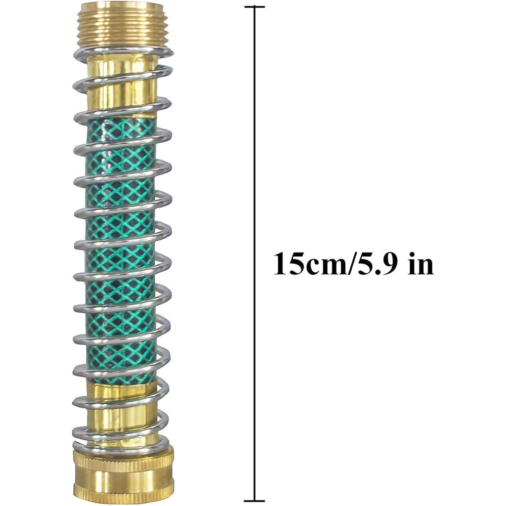 Hourleey Garden Hose Protector, Hose Extension Adapter With Coil Spring, 2 Pack