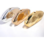 Acrylic Clutch Purse for Women Evening Bag, Irregular Shell Acrylic Purse Box Clutch with Chain for Party Wedding Prom