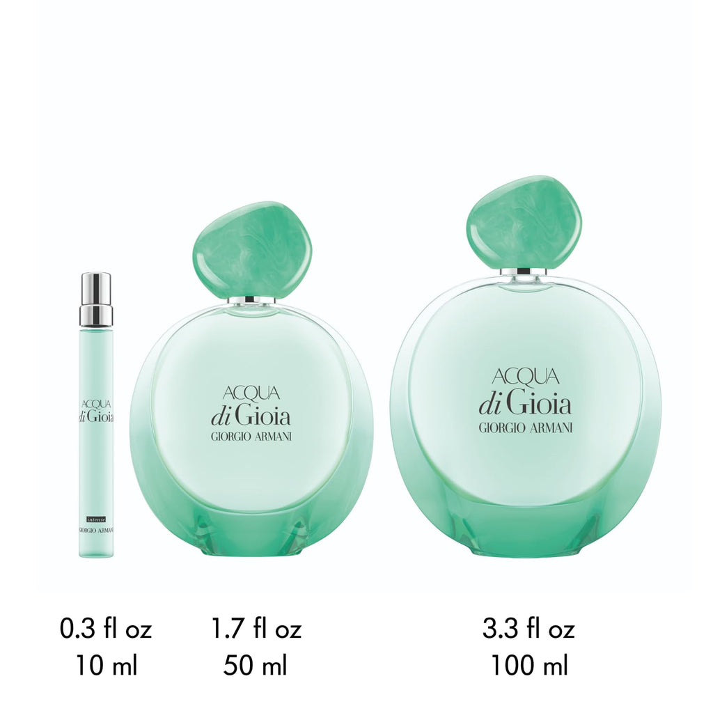 Armani Beauty - Acqua Di Gioia - Eau de Parfum Intense - Floral Citrus Women’s Fragrance - Bergamot & Red Fruits Accord, Jasmin, Cedarwood Notes