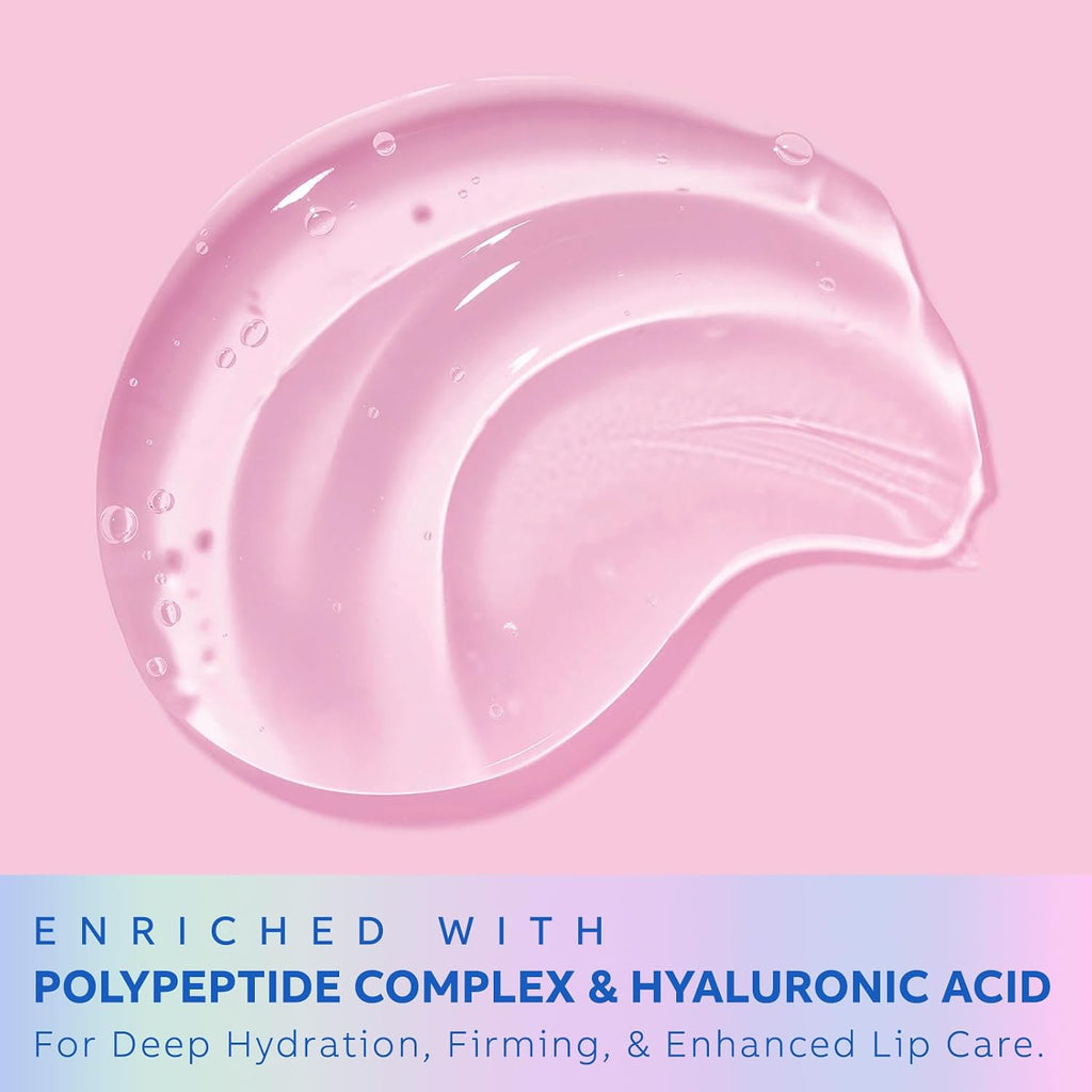 Peptide Lip Treatment Butter Balm: Mini Plumping Gloss Set For Dry Care, With Hyaluronic Acid And Mask Overnight For Glowy Skin, Travel Size Night Hydrating Balm
