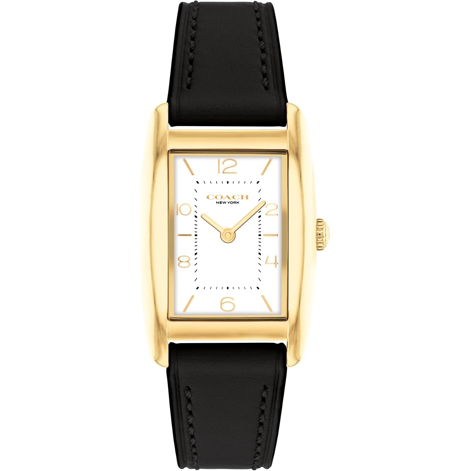 Coach Reese Women'S Watch - 2H Quartz Tank Watch With Genuine Leather Strap - Water Resistant 3 Atm/30 Meters - Premium Fashion Timepiece For Everyday Style - 24Mm