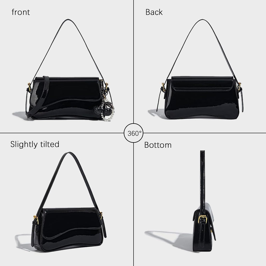Purses For Women Trendy, Y2K Hobo Bags With Cherry Pendant,Crossbody Shoulder Bag And Handbags
