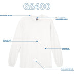 Gildan Adult Ultra Cotton Long Sleeve T-Shirt, Style G2400, Multipack