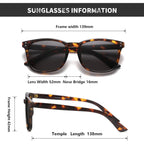 Polarized Sunglasses for Women Classic Retro Trendy Style Sun glasses UV 400 Protection(3 Pack)