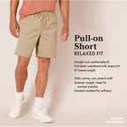 Amazon Essentials Men'S 8" Inseam Relaxed-Fit Drawstring Walk Shorts With Elastic Waist