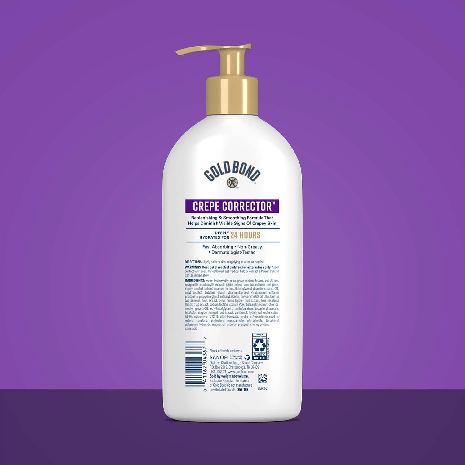 Gold Bond Age Renew Crepe Corrector Body Lotion, Replenishing & Smoothing Formula, Gold Bond Crepe Corrector Body Lotion, 14 Oz