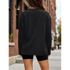 Trendy Queen Womens Oversized Long Sleeve Shirts Fall Tops 2026 Basic Tee Casual Workout Y2K Clothes