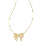 Kendra Scott Krista Bow Short Pendant Necklace, Fashion Jewelry for Women