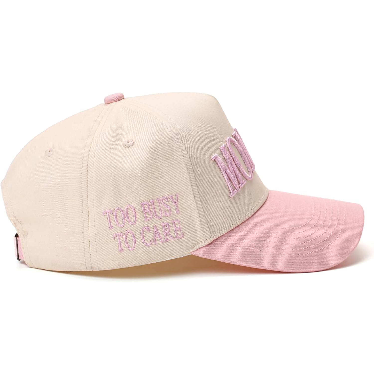 Mommin Trucker Hat, Mothers Day Mom Gifts for Women Baseball Baps Two-Tone Embroidery Mama Hats for Casual Wear M Pink