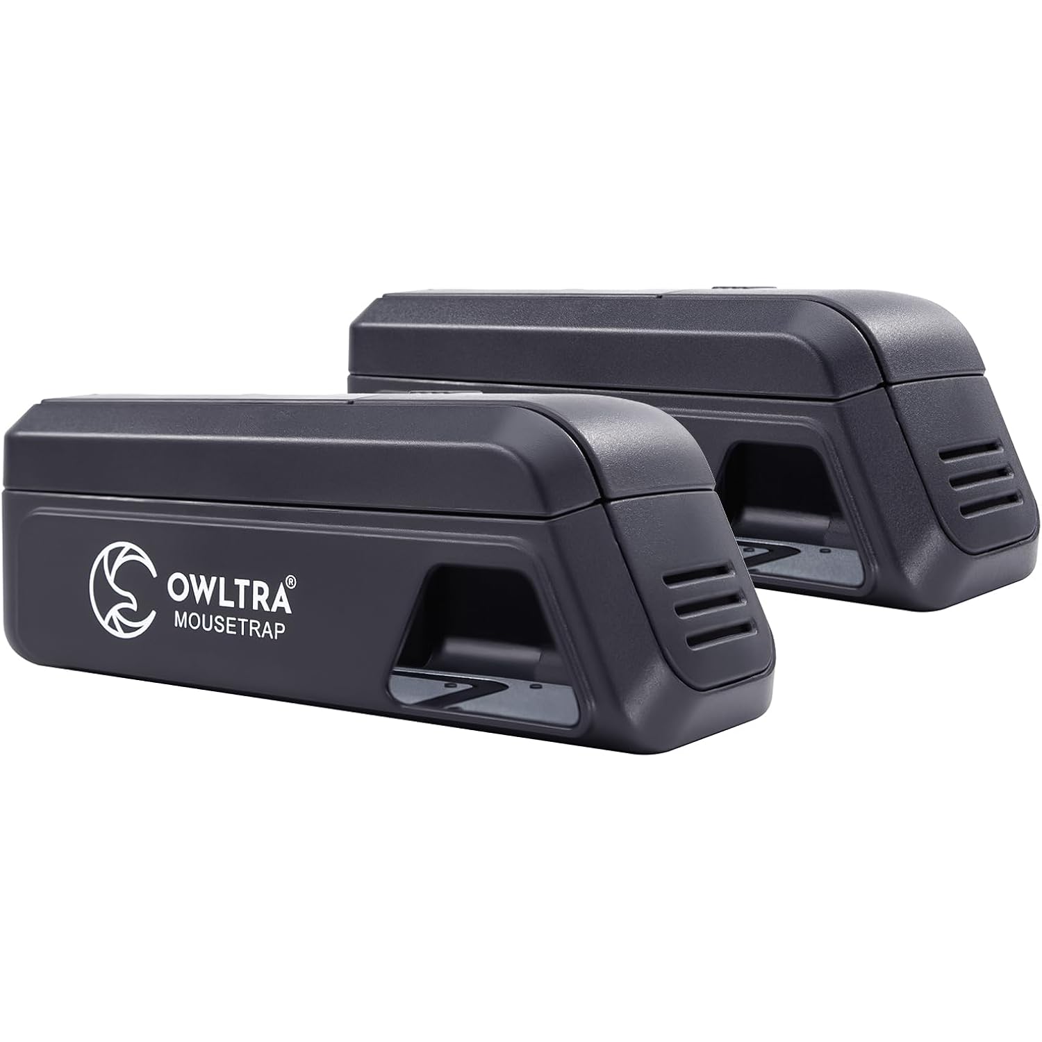 Owltra Ow-2 Indoor Electric Mouse Trap 2 Pcs, Instant Kill Rodent Zapper With Pet Safe Trigger, Black
