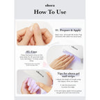 ohora Care LED Lamp for Semi Cured Gel Nail Strips - 6W Max, 2 Timers (45s / 60s), Portable Lamp for Curing Gel Nail Art, For Gel Stickers and Strips Only