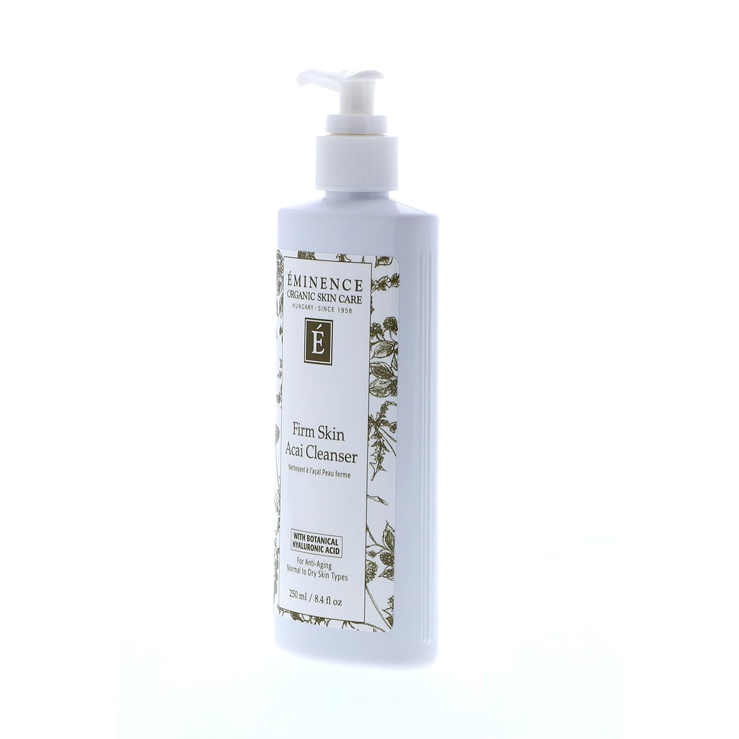 Eminence Organic Skincare Firm Skin Acai Cleanser With Hyaluronic Acid, 8.4 Ounce