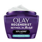 Olay Retinol Night Cream For Women, Max, Anti-Aging Face Mousturizer, Fragrance-Free, Non Greasy - Anti-Wrinkle, Smooth Fine Lines, Hydrating Skin Care - Triple Collagen Cream, Niacinamide, 1.7Oz