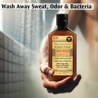Pedifix Nurturesce Jock Wash Shower Gel, 6 Fluid Ounce - Tea Tree Oil Enriched, Anti-Fungal, Soothes Itchy Irritated Skin, Natural Body Wash (Packaging May Vary)