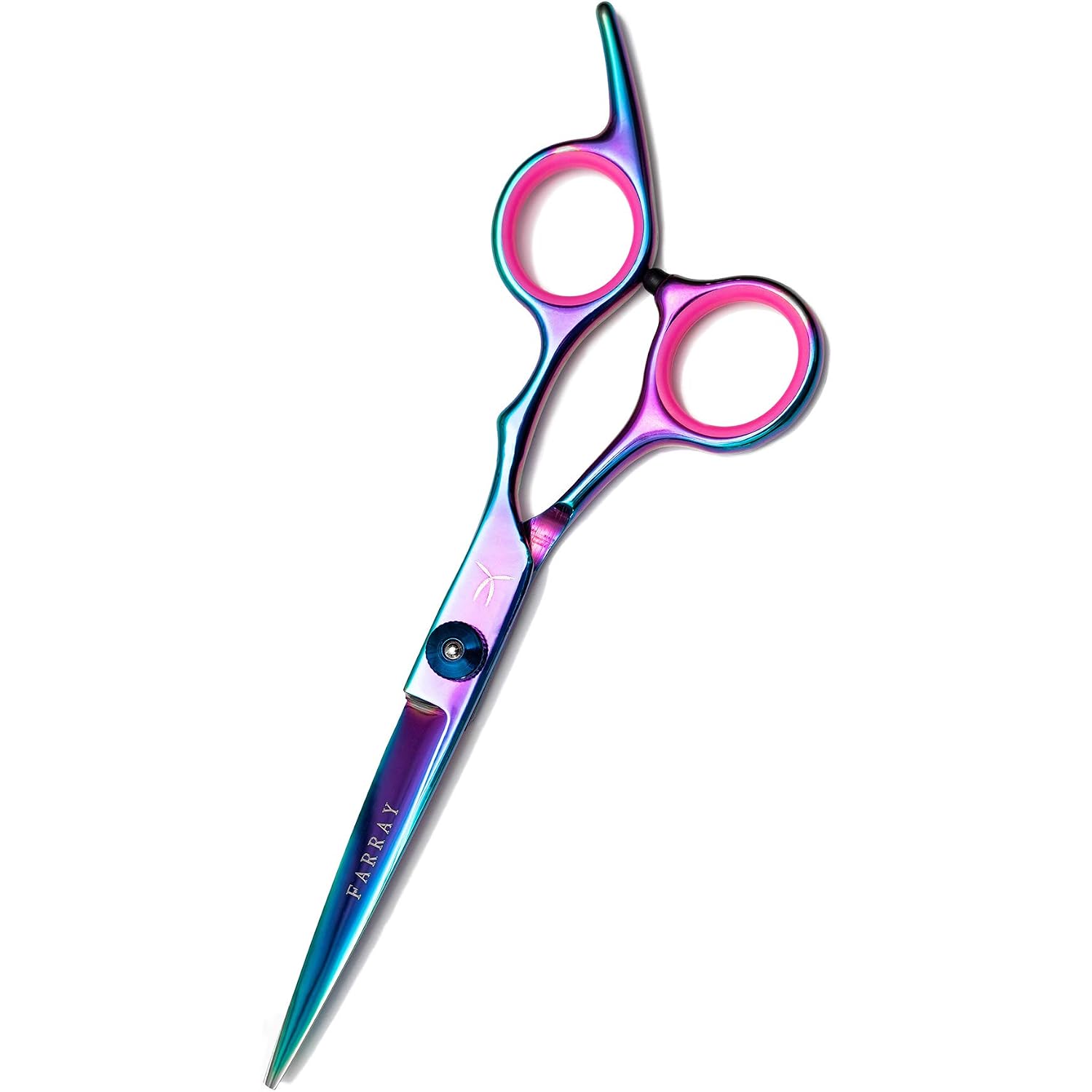Farray Hair Cutting Scissors - Japanese Stainless Steel,Professional 6.5" Razor Edge Barber Shears For Men, Women & Kids Ergonomic Design For Salon & Home(Aurora Color)