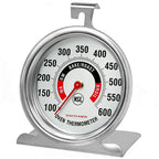 Efeng Large 3.5" Oven Thermometer For Gas/Electric Oven With Large Hanger&Base,Safety Leave-In Oven,Easy To Read Number,No Fading Color For Long Time Cooking
