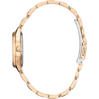 Citizen Women'S Eco-Drive Mickey And Minnie Mouse Take Paris, Mother-Of-Pearl Dial, Gold-Tone Stainless Steel Bracelet Watch (Model: Fe2103-52D)
