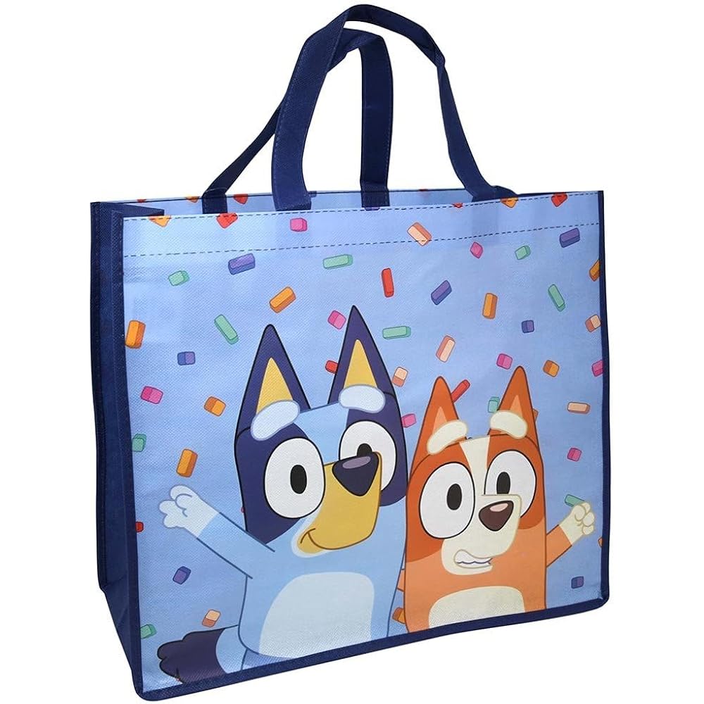 Bluey Large Eco Friendly Non Woven Tote Bag With Hangtag