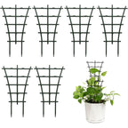 Feitore Plant Trellis Indoor, 6Pcs Stackable Plant Trellis For Climbing Plants Indoor, Small Plant Climbing Trellis For Potted Plants Plastic Climbing Plant Support Trellis For Houseplant Hoya Pothos