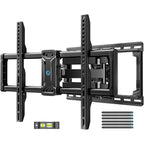 Pipishell Full Motion Tv Wall Mount For 42-85 Inch Led Tvs Up To 132Lbs, Fits 65 75 Inch Swivel Tv Mount Bracket With Articulating Arms, Max Vesa 600X400Mm, Fits 12” 16" Wood Studs