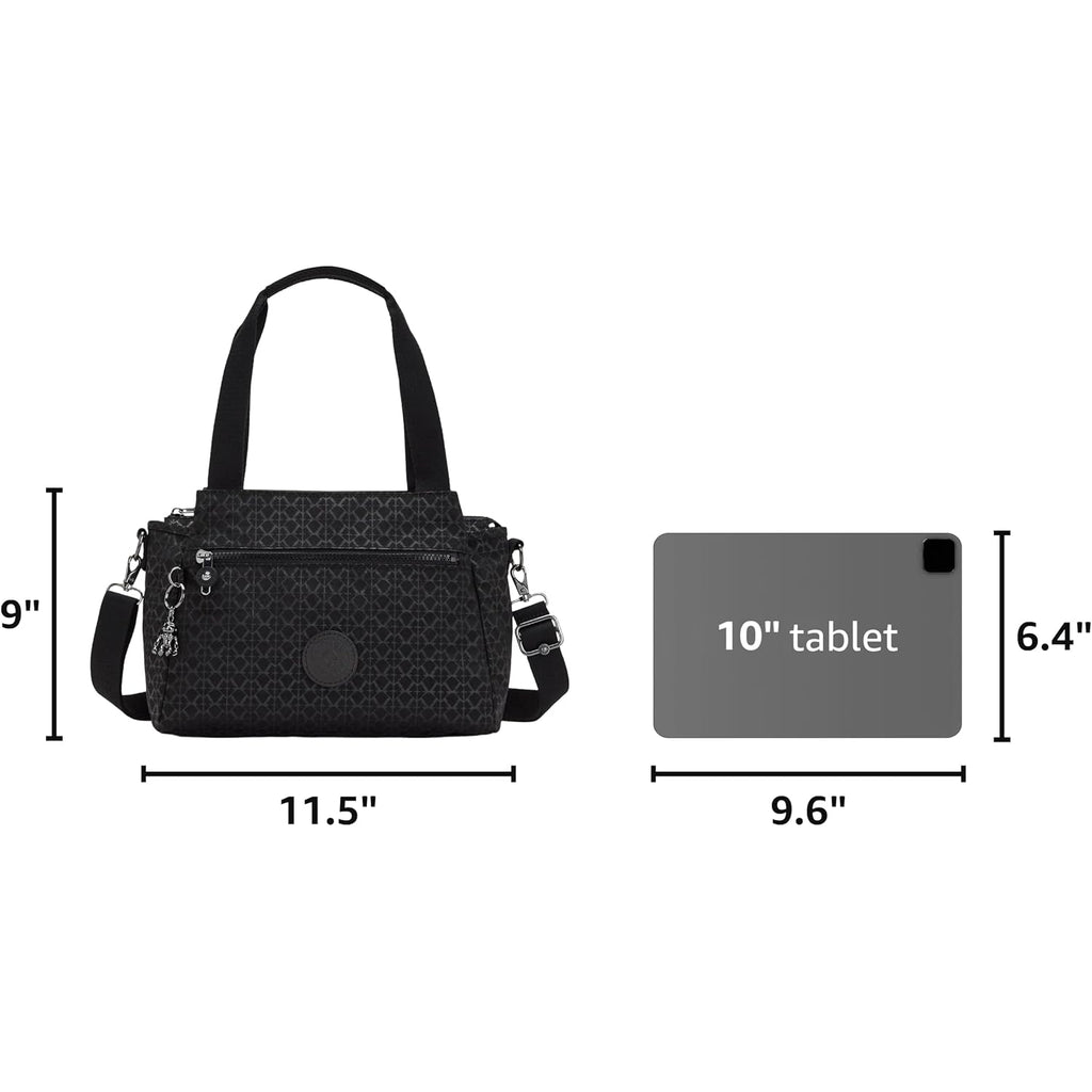 Kipling Women'S Elysia Crossbody Bag, Lightweight, Multi-Compartment Magnetic Snap Pockets, Shoulder Bag