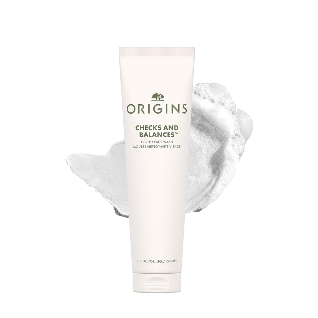 Origins Checks And Balances Frothy Face Wash & Gentle Face Wash For Men And Women | Foaming Facial Cleanser