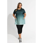 Ritera Plus Size Tops For Women Long Tunic Tops Summer Long Shirts Short Sleeve Spring Tops With Pockets For Leggings Xl-5Xl