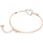 Swarovski Infinity Heart Jewelry Collection, Necklaces and Bracelets, Rose Gold & Rhodium Tone Finish, Clear Crystals