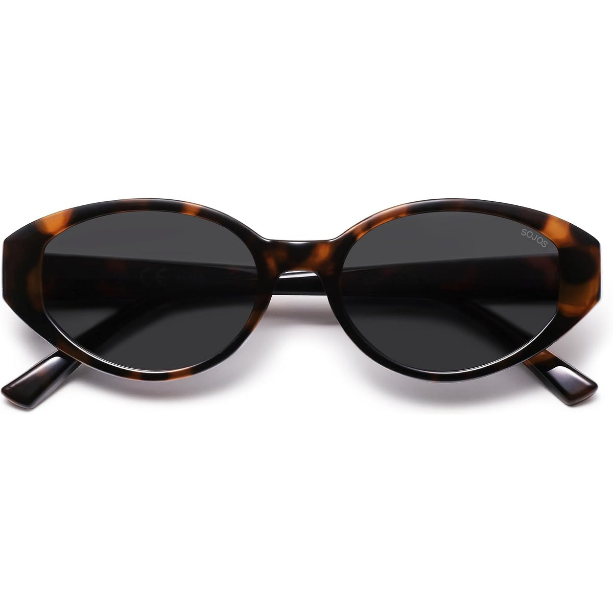 Sojos Retro Oval Polarized Sunglasses For Women Cat Eye Shades Sj2608 | Retro Cat-Eye Style Vintage Look, Perfect For Travel, Shopping, Beach, Driving. Uv400 Protection. Lightweight And Comfortable