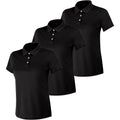 Hanes womens Performance Polo, Single or 3-Pack, Sport Cool DRI Moisture-Wicking Polo Shirt, 40+ UPF Protection