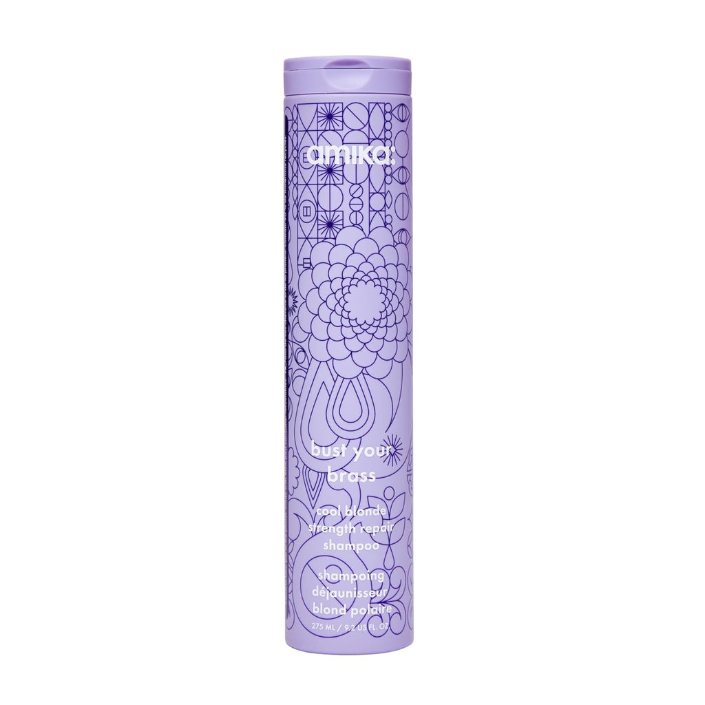amika bust your brass cool blonde strength repair shampoo