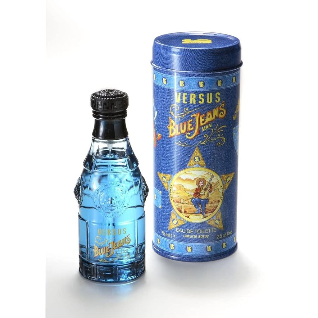 Versace Blue Jeans Cologne 2.5 Oz Eau De Toilette Spray For Men