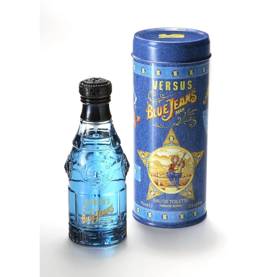 Versace Blue Jeans Cologne 2.5 Oz Eau De Toilette Spray For Men