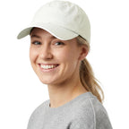 Mens Waterproof Baseball Cap Womens Rain Hat Quick Dry Running Hat with Sweatband Outdoor Golf Breathable Sports Cap Beige Grey