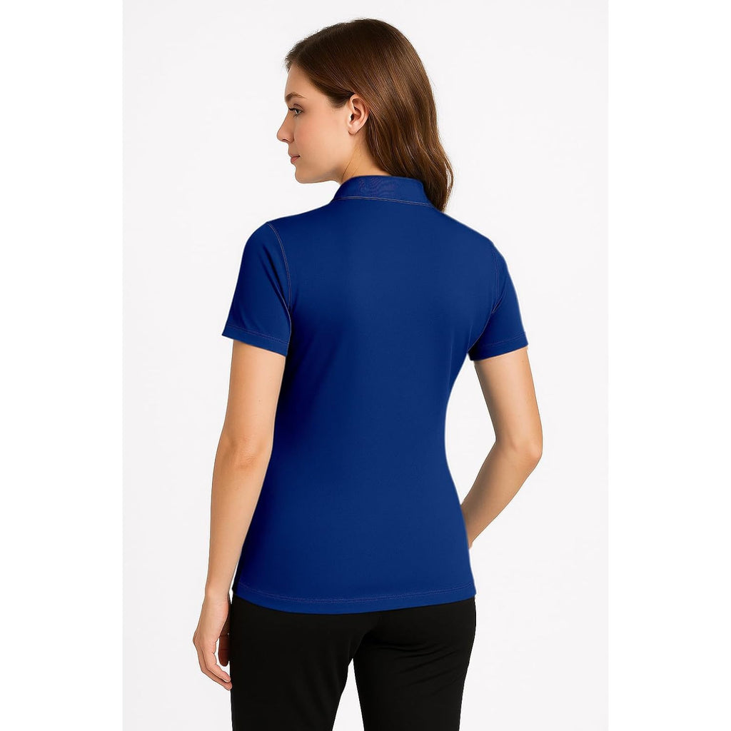 Women's Dry-Fit Golf Polo Shirts 3-Button Golf Polo's in 20 Colors XS-3XL Shirt