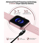 Smart Watches for Man Women with Bluetooth Call,1.91" Smartwatch with Heart Blood Pressure/Blood Oxygen/Rate/Sleep Monitor,100+ Sports Mode Fitness Tracker with IP67 Waterproof for iOS Android