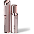 Kradaa Facial Hair Removal for Women: Electric Face Razor with LED Light - Painless & Instant Results Mini Shaver for Travel Use (Rose Gold)