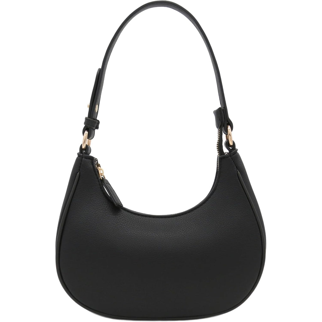 FashionPuzzle Small Crescent Shoulder Bag Underarm Purse