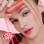 ETUDE Dear Darling Peel Off Lip Stain (Blood Wine) – Teen girl gifts, Hydrating Hydrogel Tint, Fruity scent, Long Lasting & Waterproof, High Pigment, Easy Peel Off, All‑Day Color Lip Tattoo
