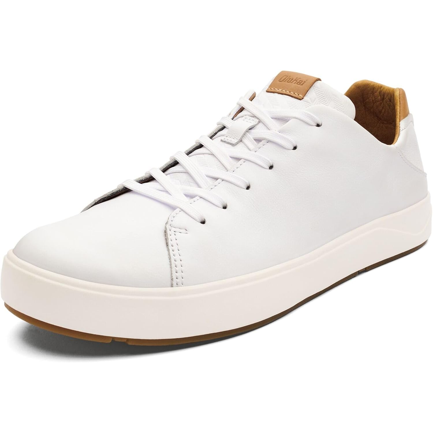 Olukai Lae'Ahi Li 'Ili Men'S Waterproof Leather Sneaker, Versatile & Casual Everyday Shoe, All-Day Comfort & Support, Enhanced Grip & Traction